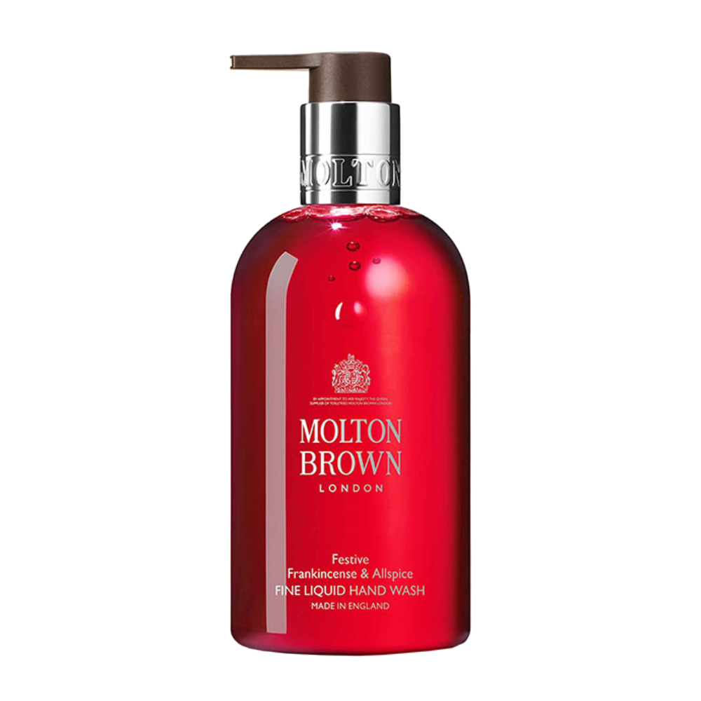MOLTON BROWN Festive Frankincense & Allspice Fine Liquid Hand Wash 300 ml - Рідке мило з ароматом ладану та духмяного перцю MOLTON BROWN Festive Frankincense & Allspice Fine Liquid Hand Wash 300 ml - Рідке мило з ароматом ладану та духмяного перцю
